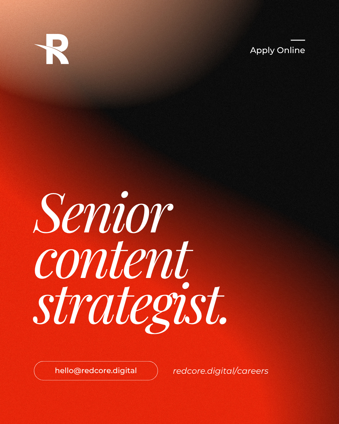 Senior Content Strategist | RedCore Digital